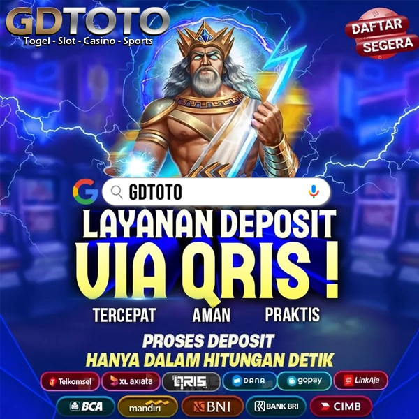 GDTOTO : Situs Slot Gacor Toto Deposit Qris Hanya 10k Gampang Maxwin