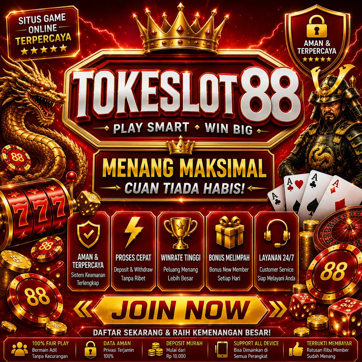 TOKESLOT88 : Login Link Resmi Game Slot Online Terbaik 2026